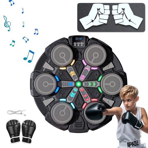 Music boxing machine punching - music,