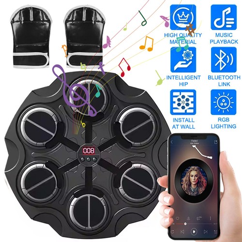 Music boxing machine reaction - music,