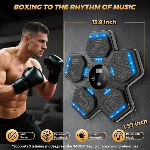 Music boxing training - music, machine