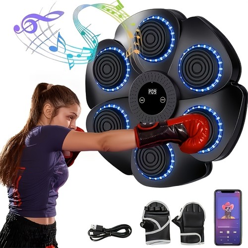 Music boxing machine - a,