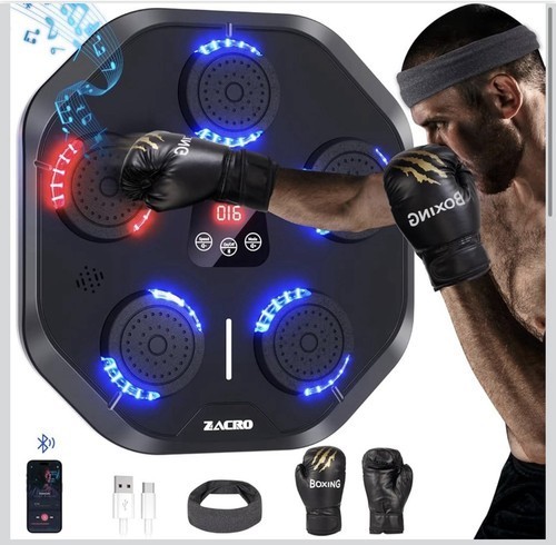 Zacro music boxing machine - boxing, led