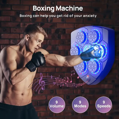Smart boxing machine - machine, music