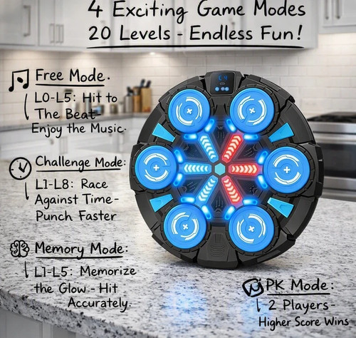 Music boxing machine with - boxing,